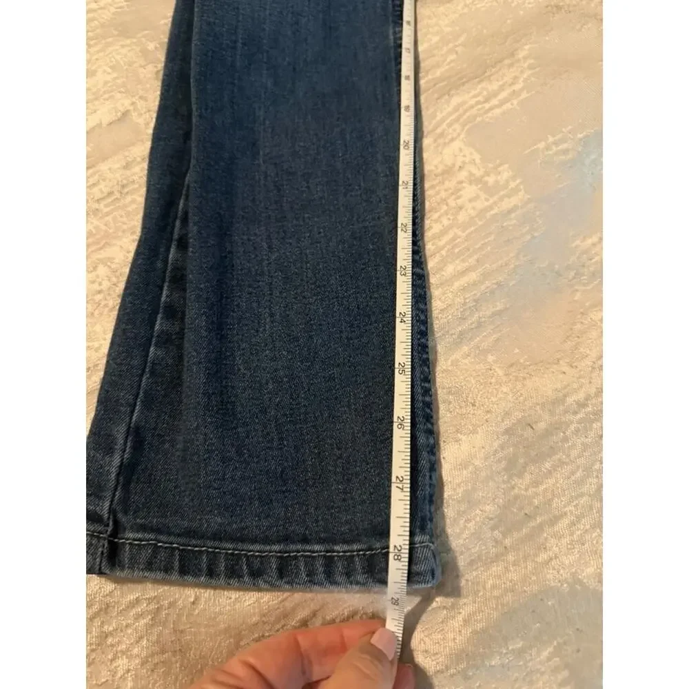Calvin Klein Jeans Skinny Distressed Boys Size 18 Straight Leg Denim Blue Wash